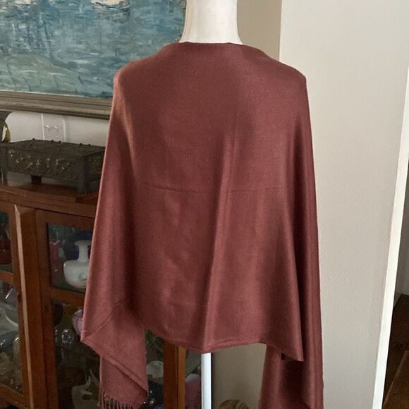 Pashmina Rust Scarf - Picture 4 of 5